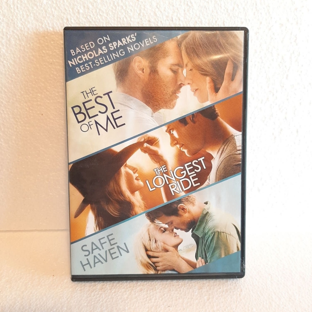 🔥Based on Nicholas Sparks best selling novels 3 film feature dvd set